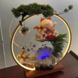  Lư hương Mèo thần tài nước chảy ngược LHCECN-9134 