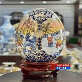  Trứng tài lộc gốm sứ Bát Tràng thuận buồm xuôi gió LHCEVN-9012 