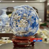  Trứng tài lộc gốm sứ Bát Tràng thuận buồm xuôi gió LHCEVN-9012 