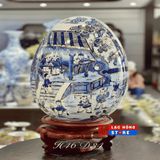  Trứng tài lộc gốm sứ Bát Tràng thuận buồm xuôi gió LHCEVN-9012 