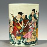  Cốc gốm cổ hạo tiết Bát Tiên Vượt Biển LHCEVN-9055 