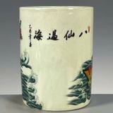  Cốc gốm cổ hạo tiết Bát Tiên Vượt Biển LHCEVN-9055 