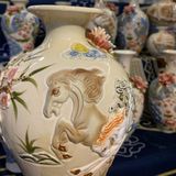  Mai Bình gốm sứ Bát Tràng họa tiết Mã Đáo Thành Công LHCEVN-9058 