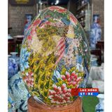  Trứng tài lộc đơn cảnh vẽ vàng LHCEVN-9092 