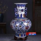  Bình hoa mẫu đơn trang trí LHCECN-9096 