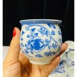  Bộ ấm chén vẽ men ngọc LHCECN-9103 