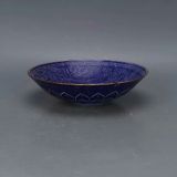  Đĩa sứ giả cổ khắc họa cảnh thủy mặc cổ điển LHCECN-9137 