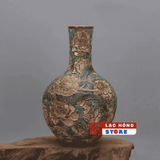  Bình cổ long phụng thủ công nổi LHCECN-9143 