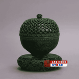  Lư hương xoay cổ đại men lục LHCECN-9145 