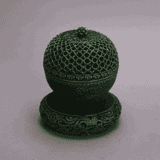  Lư hương xoay cổ đại men lục LHCECN-9145 