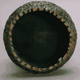  Lư hương xoay cổ đại men lục LHCECN-9145 