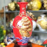  Bảo bình tích lộc "thuận buồm" men màu LHCEVN-9168 