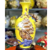  Bảo bình tích lộc "thuận buồm" men màu LHCEVN-9168 