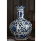  Bình gốm họa tiết hoa dây cổ điển LHCECN-9171 