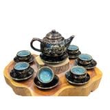  Bộ ấm chén sen vàng kim LHCEVN-9189 