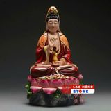  Tượng Quán Âm ngồi đài sen LHCEVN-9191 