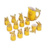  Bộ Bình & Chén Rượu Gốm Sứ 12 Con Giáp LHCECN-9192 