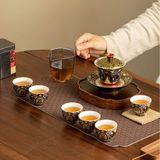  Bộ ấm chén trà công phu phong cách đường đen LHCECN-9195 