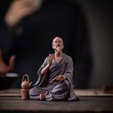  Tượng Trà Thánh bằng Tử Sa LHCECN-9197 