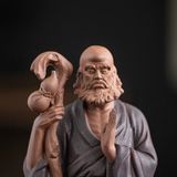  Tượng Đạt Ma Tổ Sư Bằng Tử Sa LHCECN-9199 