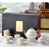  Bộ ấm chén cao cấp họa tiết hoa hồng LHCEVN-9200 