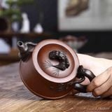  Ấm trà Tử Sa khắc họa cổ điển LHCEVN-9202 