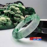  Vòng tay ngọc bích màu xanh LHJECN-9019 