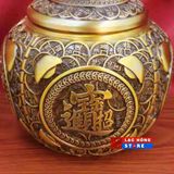  Hộp đựng trà bằng đồng LHMEVN-9040 