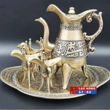  Bộ ấm chén đồng cổ điển LHMEVN-9043 