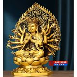  Tượng Phật Mẹ Mẫu Zhunti mười tám tay LHMEVN-9050 