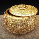  Hộp đựng trà bằng đồng LHMEVN-9066 
