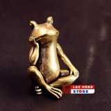  Tượng Ếch Mini Đồng Nguyên Khối  LHMEVN-9123 