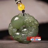  Mặt dây Tỳ Hưu ngọc trắng LHSTCN-9150 