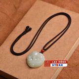  Dây chuyền Tỳ Hưu ngọc trắng phối chuỗi hạt  LHSTCN-9151 