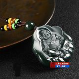  Mặt dây chuyền ngọc bích Phật Di Lặc LHSTVN-9017 