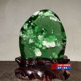  Đồ trang trí Quặng thô pha lê xanh LHSTVN-9041 