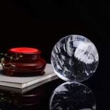  Bi cầu thuỷ tinh núi lửa trắng LHSTVN-9075 