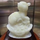  Tác phẩm Tuổi Chuột Ngọc Onyx Trắng LHSTVN-9115 