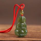  Dây chuyền Quan Âm ngọc tự nhiên LHSTCN-9125 