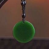  Mặt Dây chuyền ngọc bích tự nhiên LHSTCN-9127 