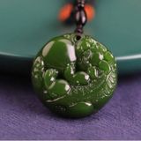  Mặt Dây chuyền ngọc bích tự nhiên LHSTCN-9127 