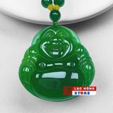  Mặt dây chuyền đá mã não xanh tự nhiên LHSTCN-9128 