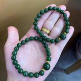  Vòng Tay Phong Thủy Xanh Lá LHSTCN-9130 