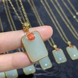  Dây chuyền ngọc bình an LHSTCN-9133 