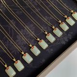  Dây chuyền ngọc bình an LHSTCN-9133 