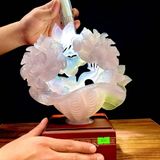  Giỏ hoa tài lộc ngọc Fluorite LHSTVN-9137 