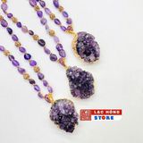  Dây chuyền đá thạch anh tím thiên nhiên LHSTVN-9140 