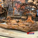  Bộ Sơn Thuỷ Hữu Tình gỗ trắc đỏ đen LHWO-0003VN 