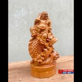  Tượng Di Lặc cưỡi cá chép LHWO-0006VN 