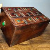  Hộp Đựng Trang Sức Cổ Gỗ Hương LHWOVN-9025 